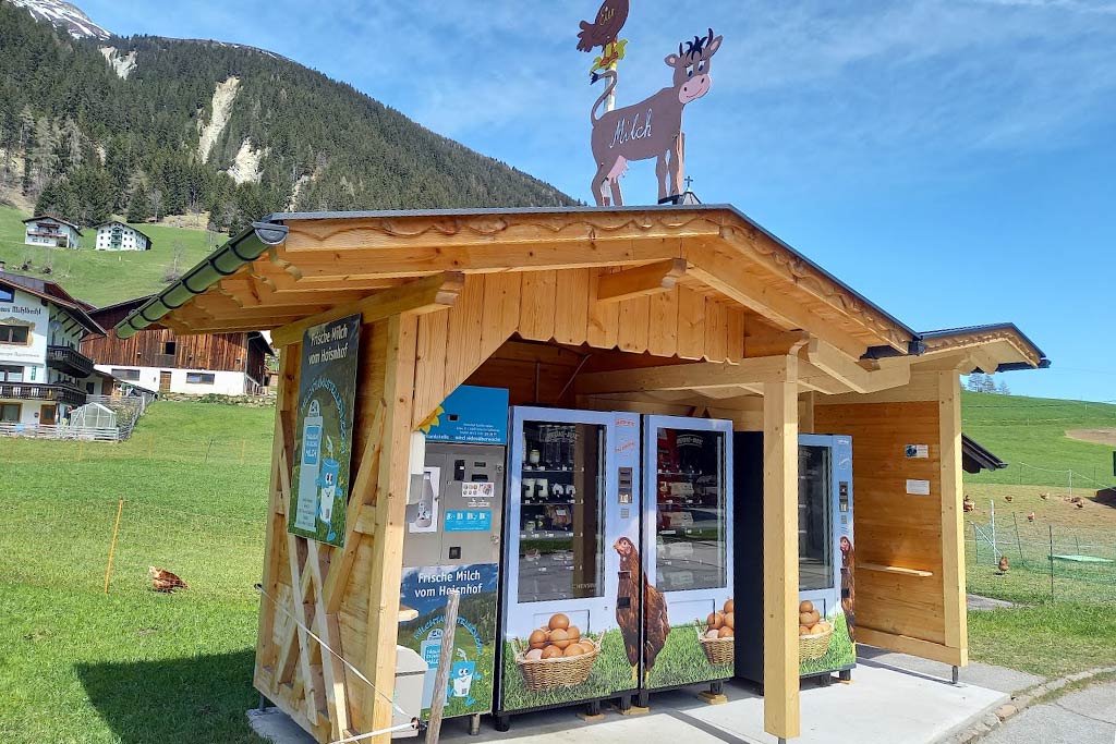 bauernhof hoisnhof gries sellrain hofprodukte automat